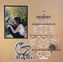 Mr & Mrs Cake Sample